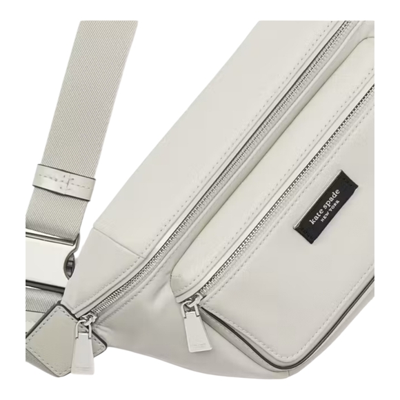Kate Spade Sam Icon Stony Off White Nylon Medium Belt Bag - Picture 5 of 9